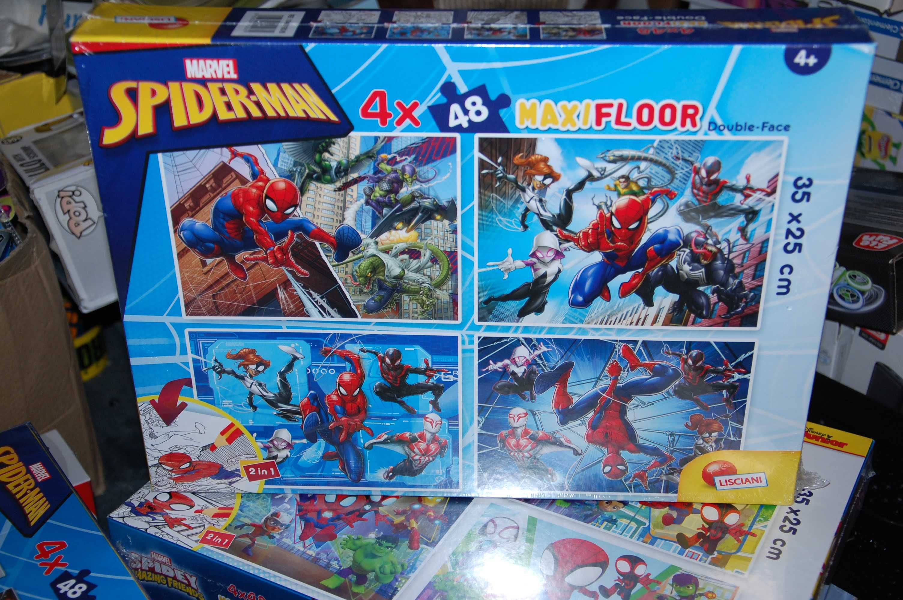 nowe puzzle SPIDERMAN 4w1