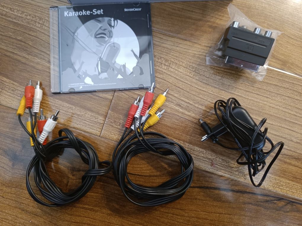 Silvercrest karaoke set, караоке приставка с диском  песен.