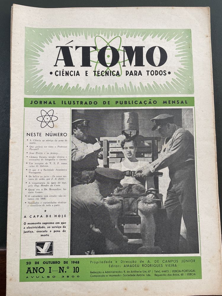 Átomo - Ciencia e Tecnica para todos -Jornal ilustrado