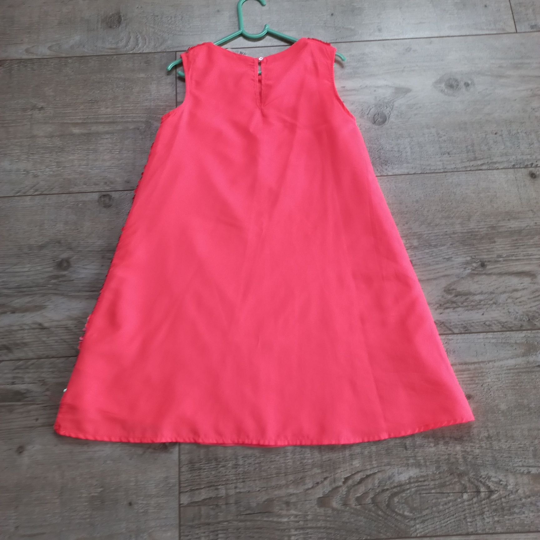 Sukienka cekinowa firmy H&M r.140  9-10 lat