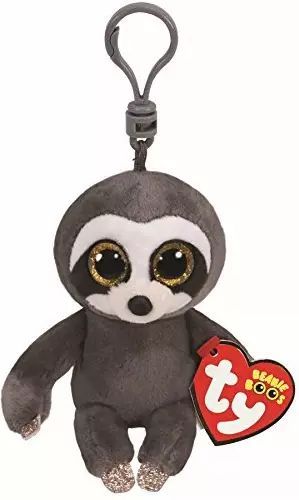 TY Beanie Boos. Dangler. Leniwiec szary, brelok 8.5 cm. Meteor