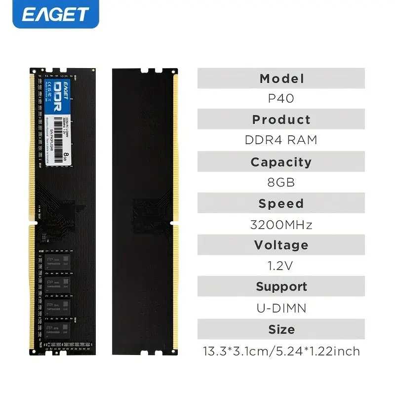 Нова оперативна пам'ять EAGET DDR4 3200MHz на 16Гб