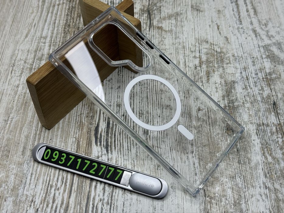 Чехол Fibra Crystal MagSafe на Samsung S24 Ultra/ S25 Plus/ S25 Ultra
