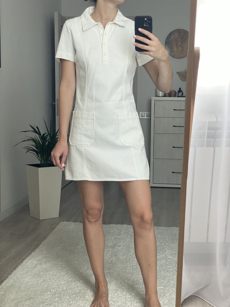Сукня джинсова біла Zara