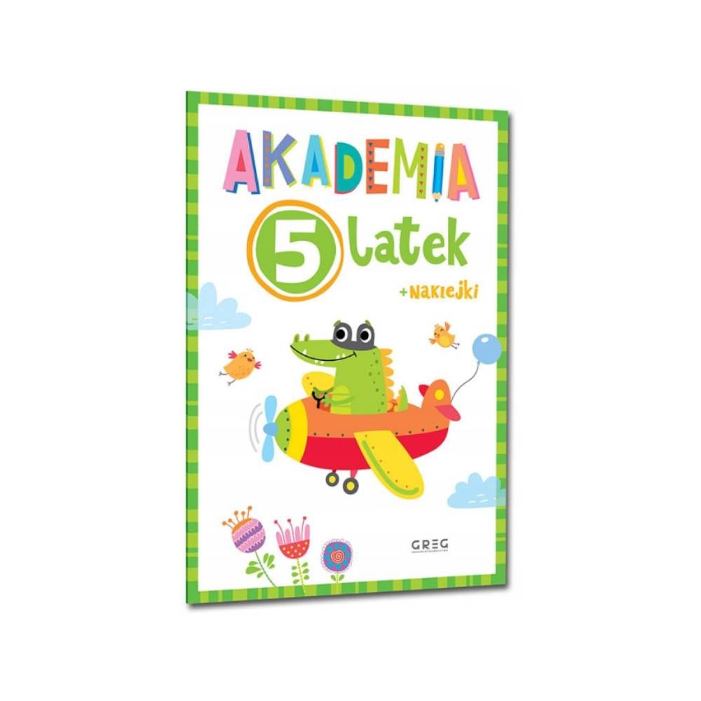 Akademia 5-Latka Kolorowanka Z Naklejkami Zadania