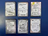 Dysk HDD 2.5" i 3.5" (7 sztuk) - Sprawne! Mix Pojemności! / DEMONTAŻ