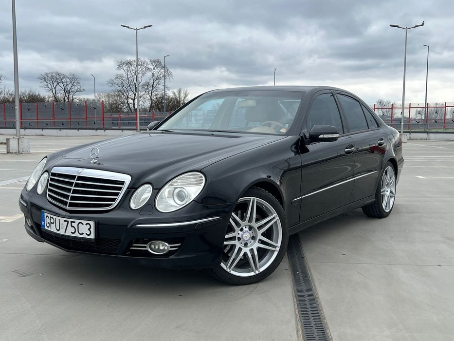 Mercedes-Benz Klasa E Zamiana | 5.5 V8 387KM | 4matic | AMG | Jasne skóra Grzane/Wentyle