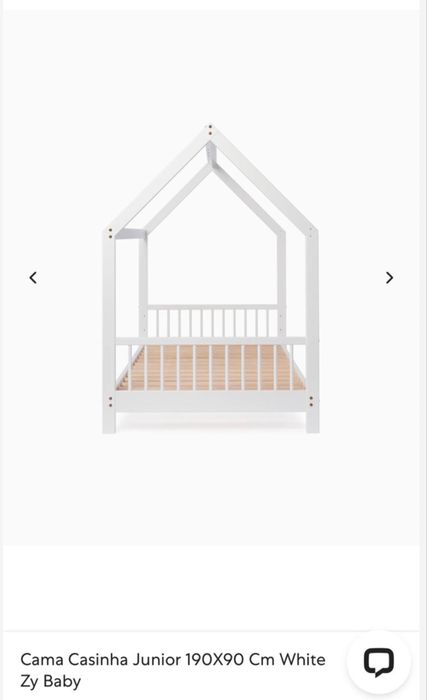 Cama Casinha com colchao da Zippy