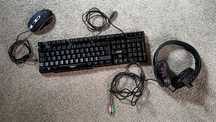 Zestaw gamingowy Orzly RX250 mysz, słuchawki, klawiatura - RGB