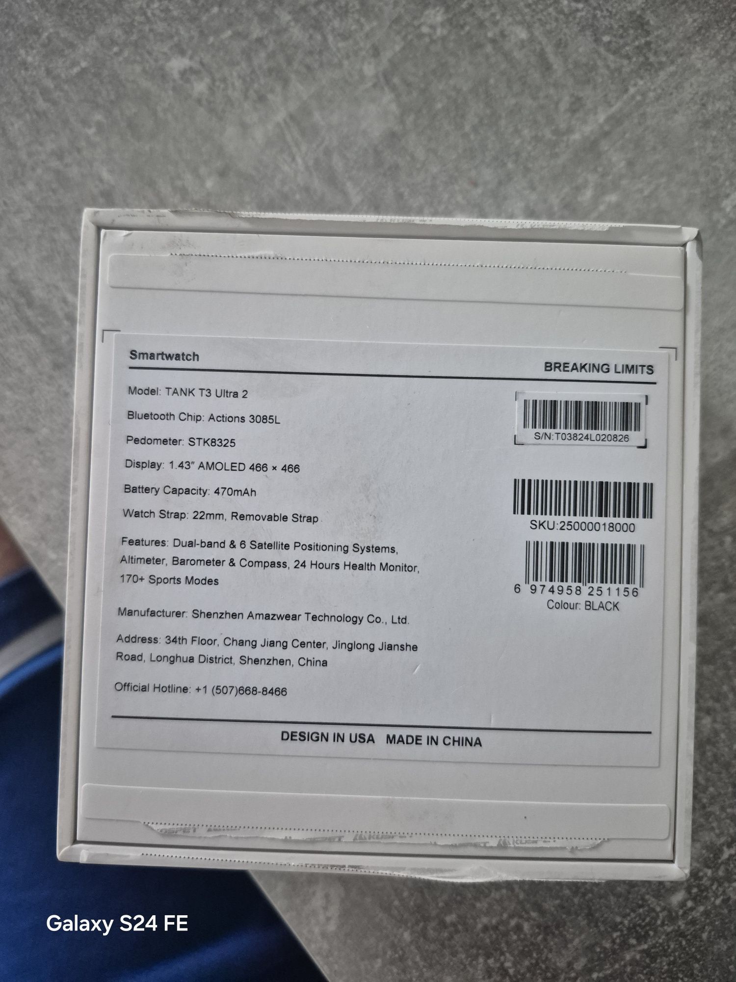 Smartwach sportowy kospet t3 ultra 2