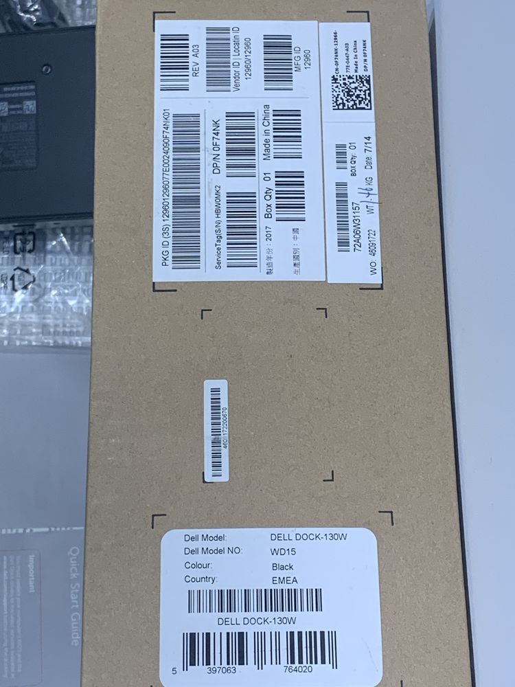 Stacja dokujaca DELL WD15 USB-C K17A