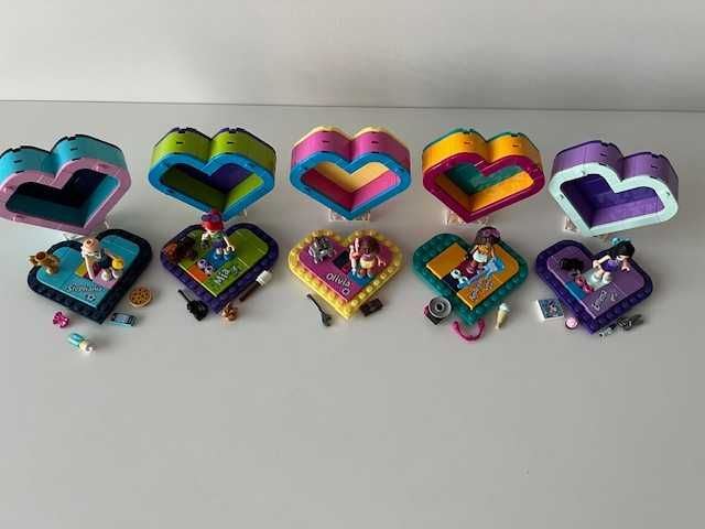 LEGO Friends pudełko serce 41356,41354,41357,41358,41355 zestaw