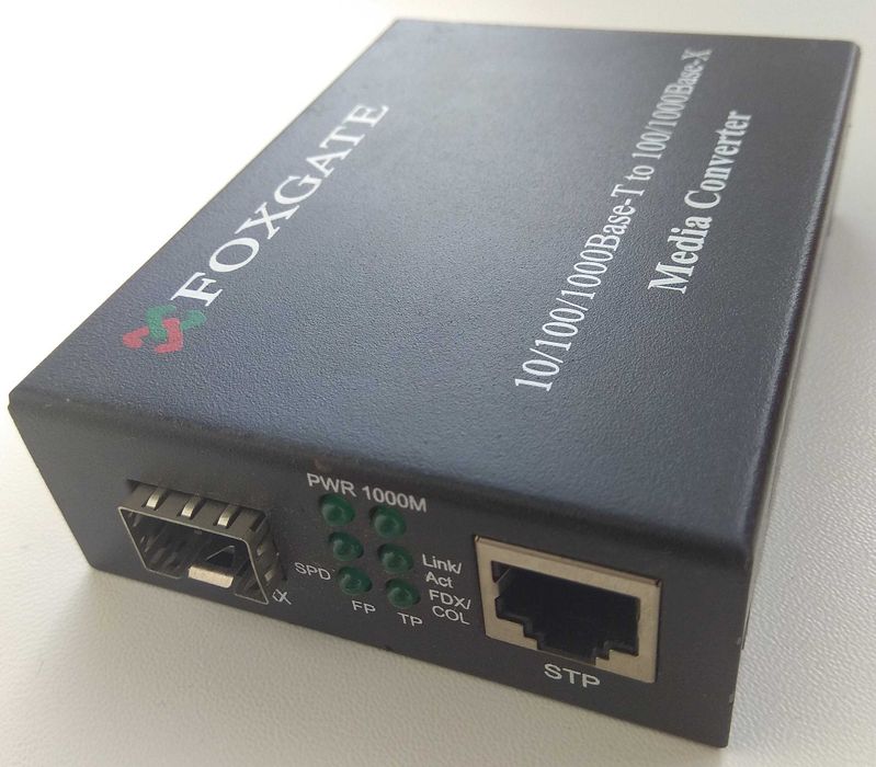 Медіаконвертер под SFP  (FoxGate,StepNet, Raybridge)