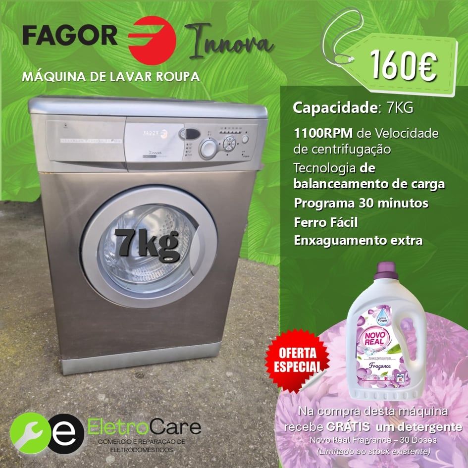 Máquinas de lavar roupa RECONDICIONADAS (COM ENTREGA E GARANTIA)