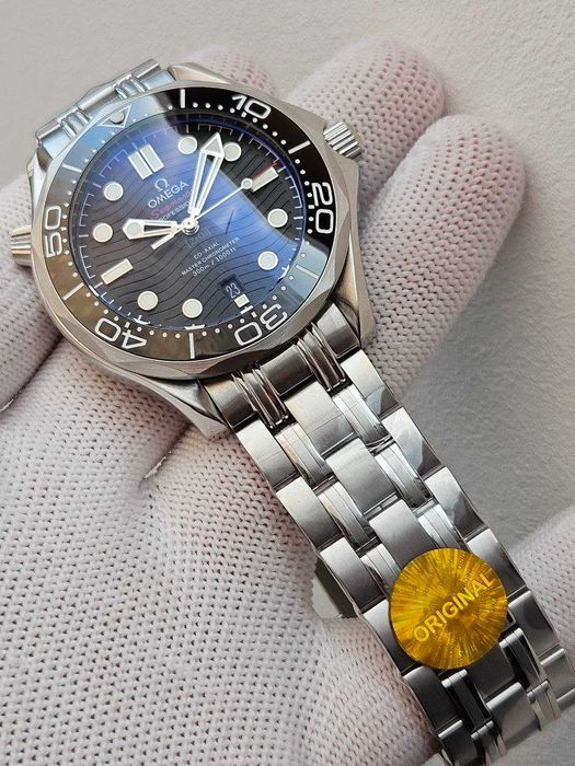 Швейцарские часы Omega Seamaster Black 300m Automatic. Люкс качество