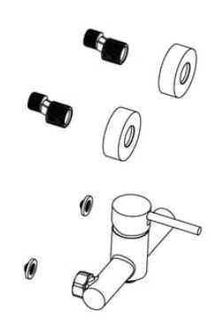Acessório de canalização conhecido como excêntrico (NOVO)