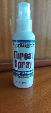 Spray do gardła z ekstraktem z nasion grejpfruta, cynkiem i mentolem