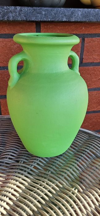 Wazon ceramiczny zielony