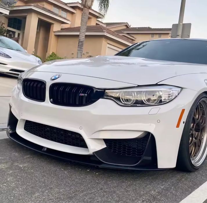 Губа, накладка на бампер m3