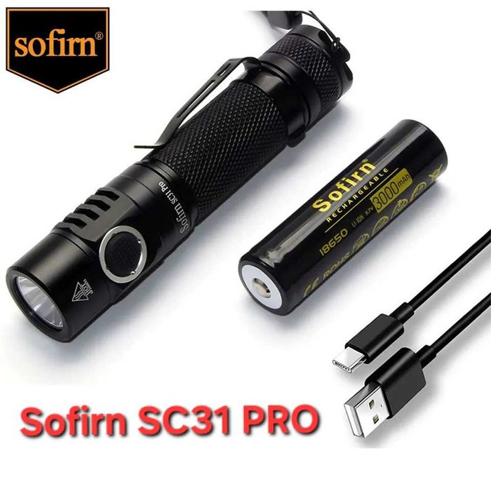 Фонарик Sofirn SC31 Pro на АКБ 18650