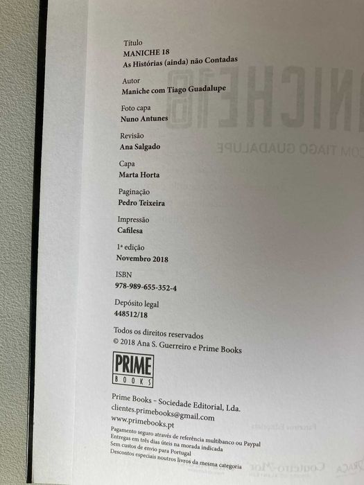 Maniche 18: As Minhas Histórias, de Tiago Guadalupe