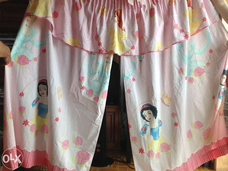 Cortinados quarto criança/menina princesas Disney