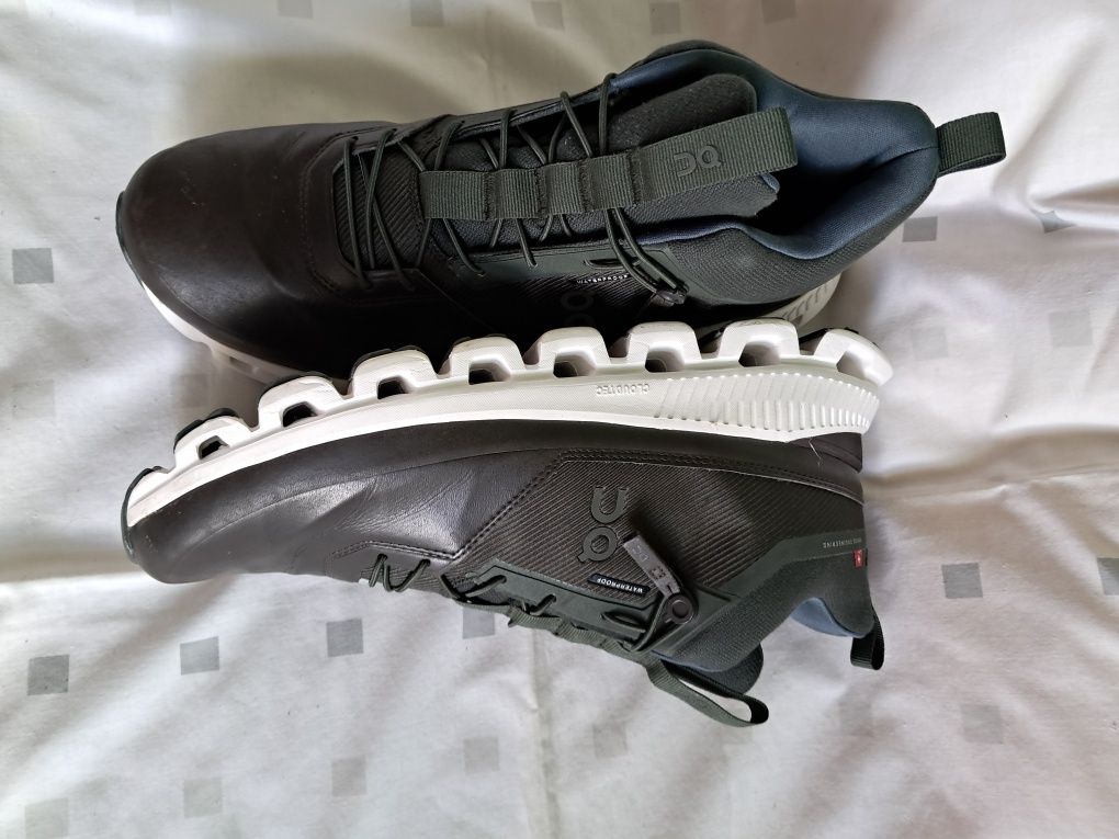 Męskie buty ON Running Cloud Hi Waterproof roz 45 JAK NOWE
