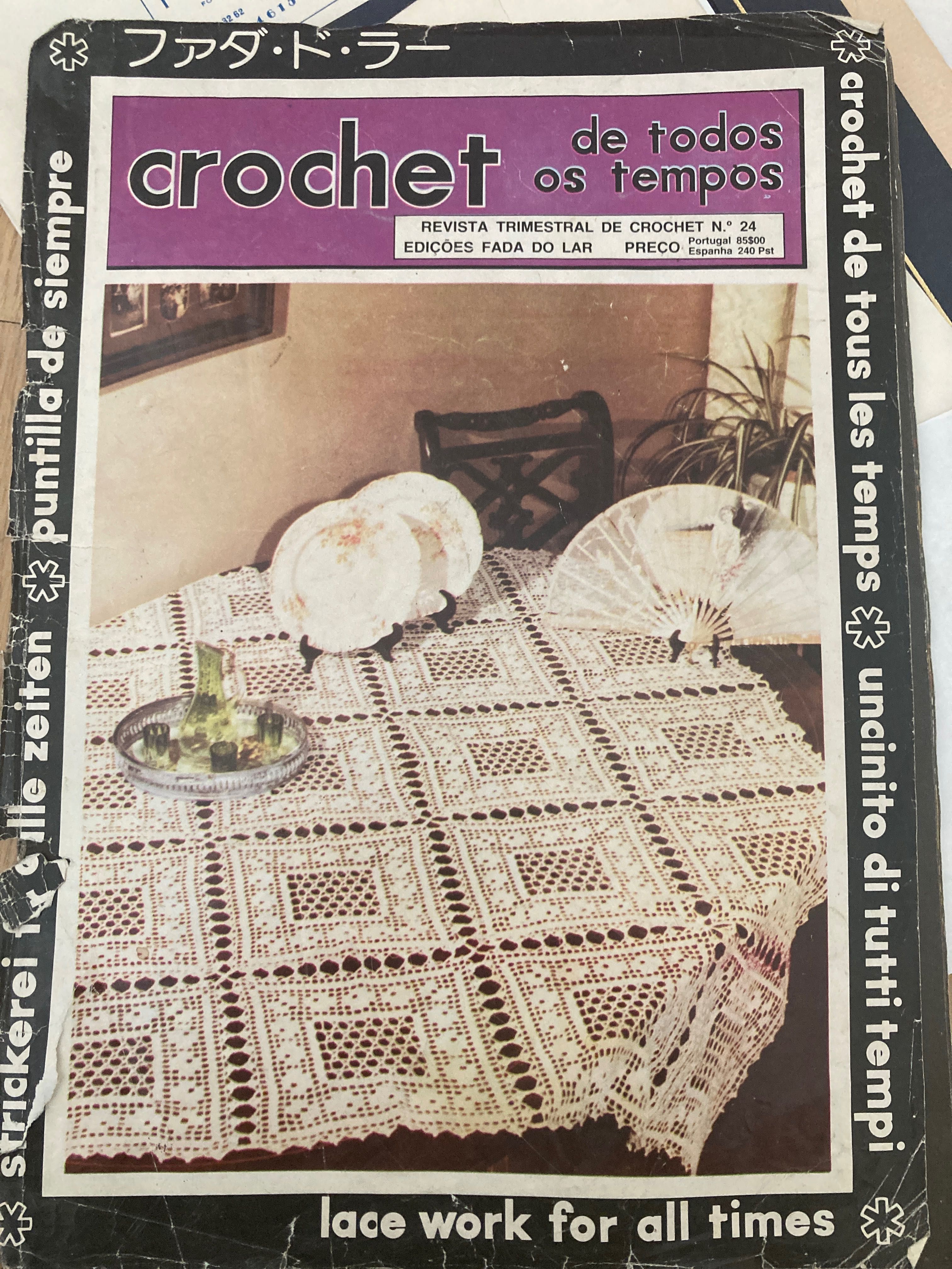 Revistas de crochet “fada do lar” n. 82, 24, 69 e 100 e 26