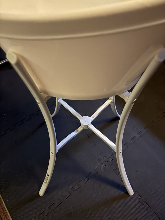 Wanienka Shnuggle + stojak + krzesełko Thermobaby