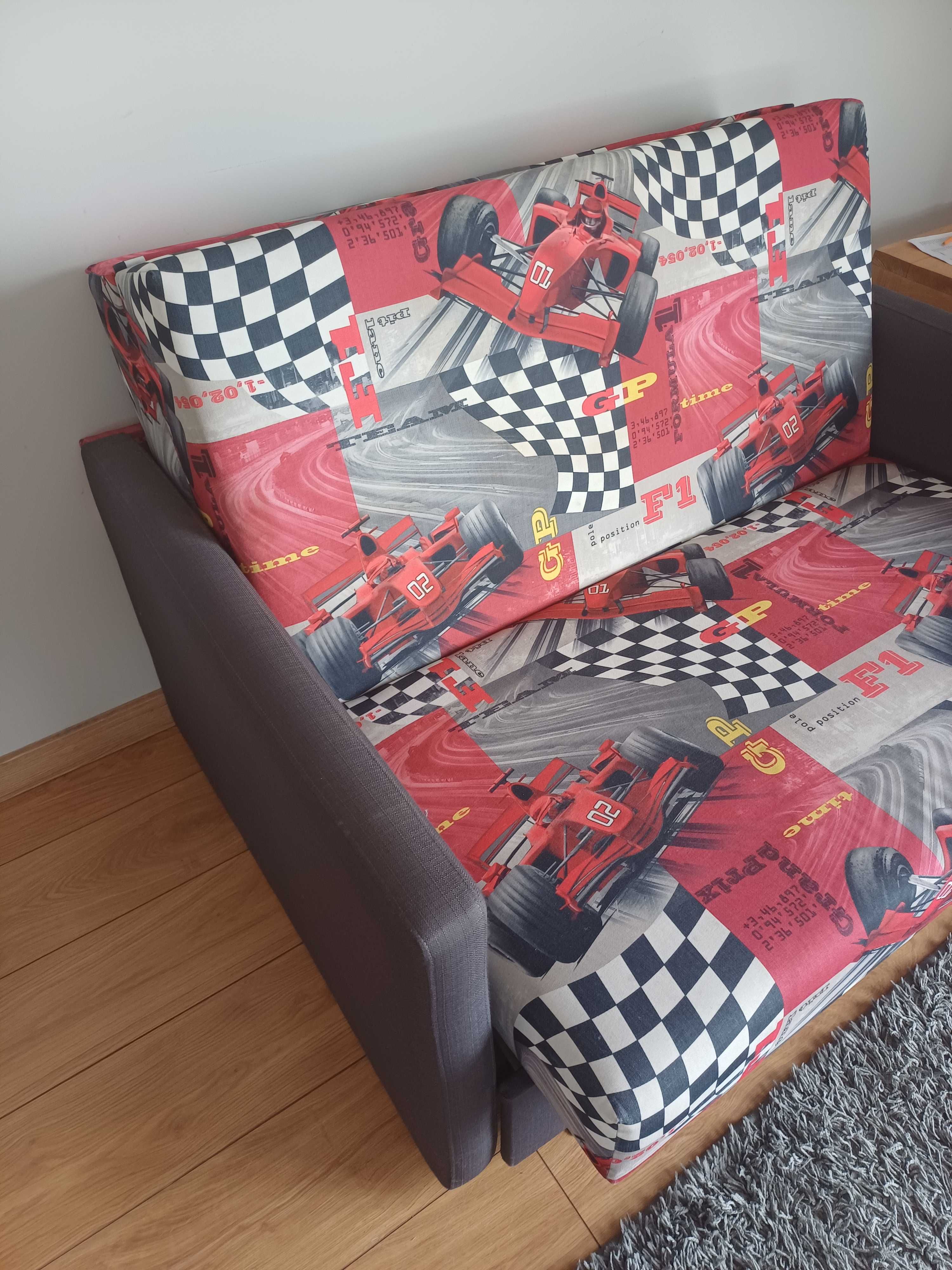 Tapczan sofa łóżka kanapa F1 auta dziecięce ozkładapna Kubuś tapczanik