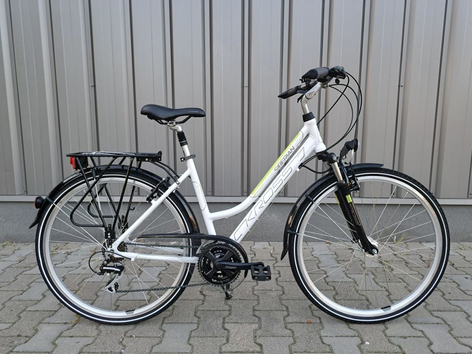 Kross Trans 3.0/Siberian L/19" damski biały trekking jak nowy