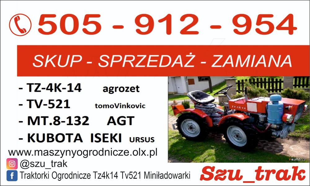 PŁUG DO śniegu ziemi oryginalny do tz4k14 traktorek KOMPLET mt.8-132