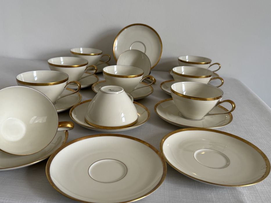 Filiżanki z podstawkami KPM Kristen