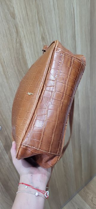 Torebka Ochnik skóra naturalna listonoszka