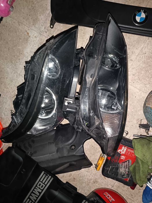 Vendo ou troco faróis bmw e60
