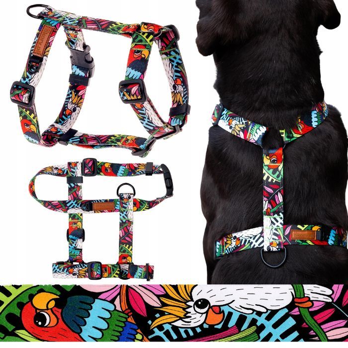 szelki guard antyucieczkowe puszorek dla psa teriera m 20 mm  tropiki