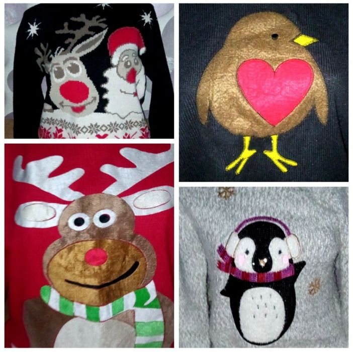 Новогодний свитер подарок.