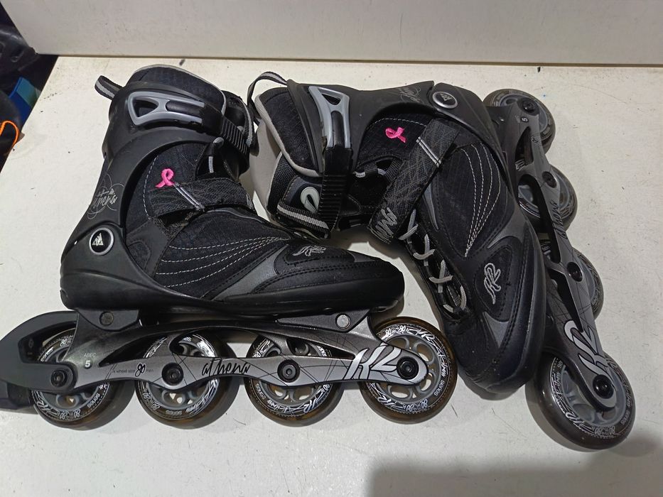 Rolki K2 Athena damskie rozmiar 40 super stan