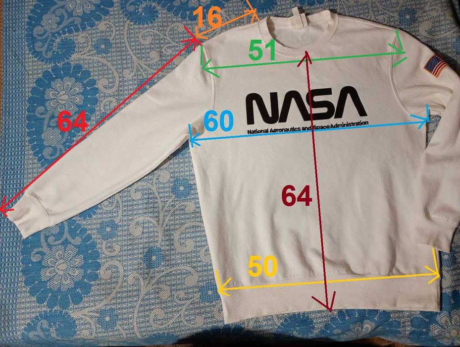 Продам Реглан Кофта NASA р.50 L