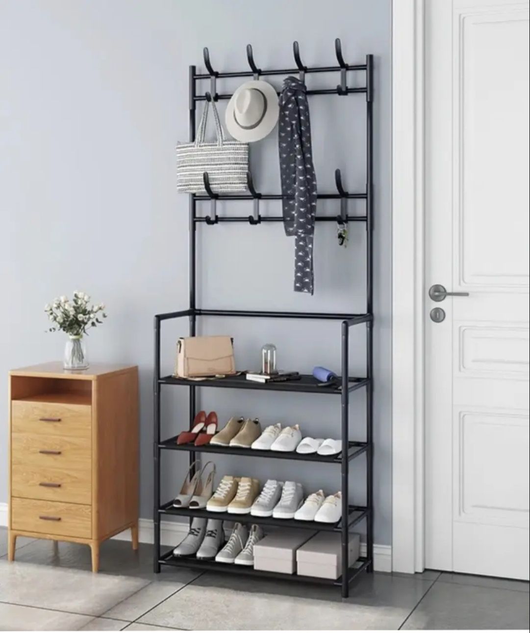 Напольная вешалка для одежды New simple floor clothes rack size