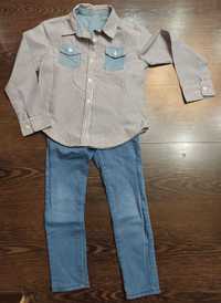 костюм (лосины + рубашка) на 5-6 лет на рост 116 см