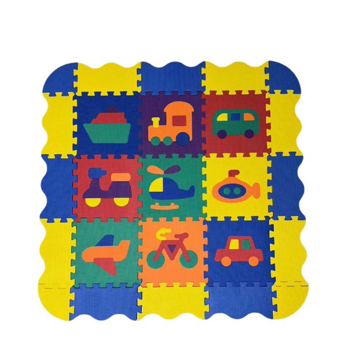 Mata piankowa puzzle piankowe edukacyjna dla dzieci kojec