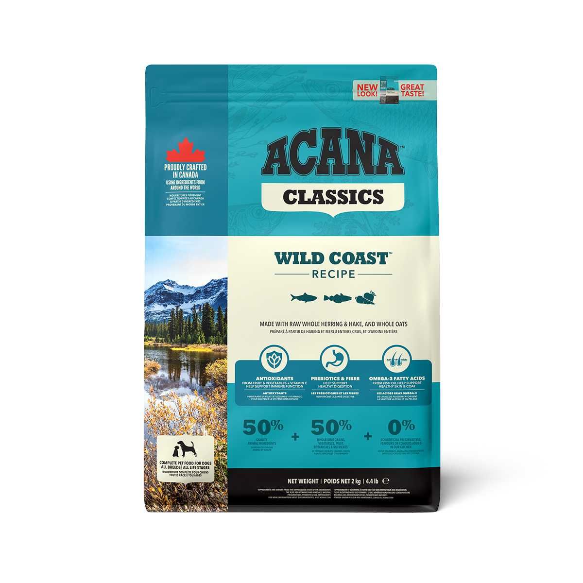 Karma dla psa Acana Classics Wild Coast z rybami, na wagę 1 kg