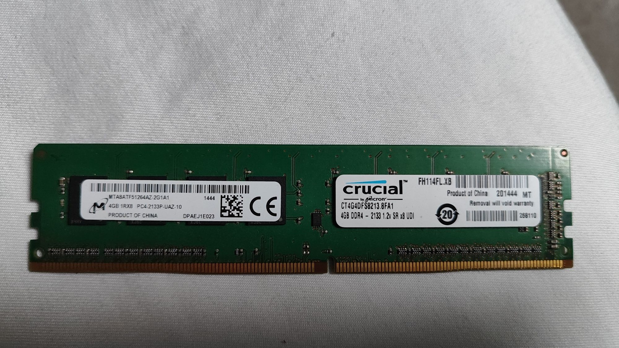 DDR4 16gb Ram 2133 mhz Crucial