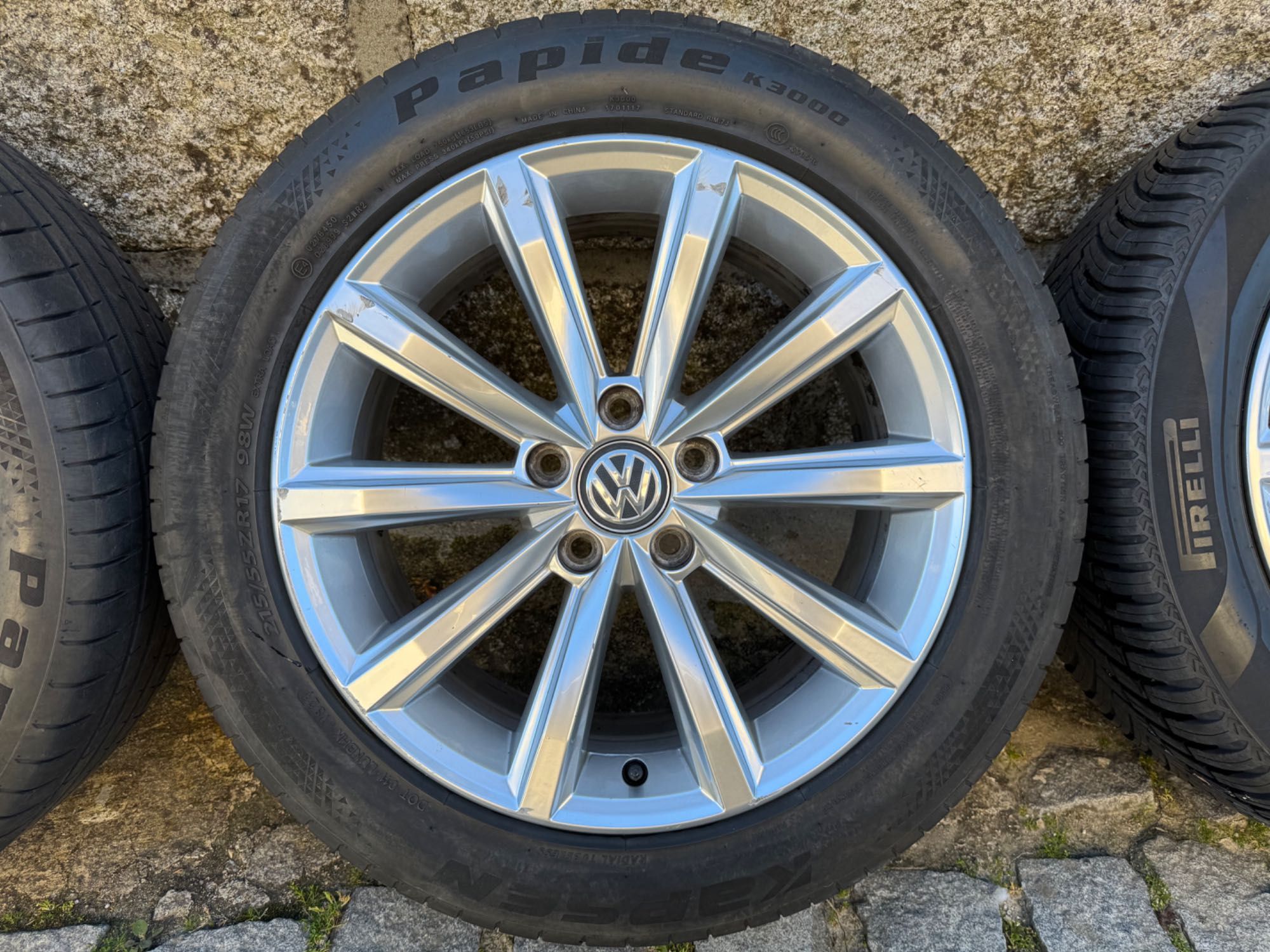 Jantes 17 5x112 Originais VW Passat B8/Golf/T-Roc/Touran