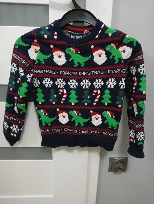 Sweterek świąteczny dla chlopca