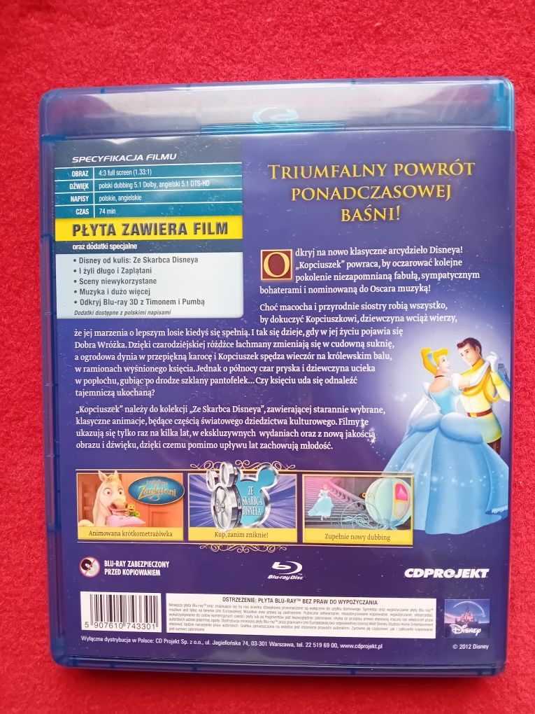 Kopciuszek 1950 (Disney) [Blu-Ray]