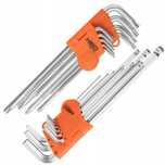 Neo Zestaw Klucze Sześciokątne Imbus Hex Torx 18 Sztuk Długie 09-525 0