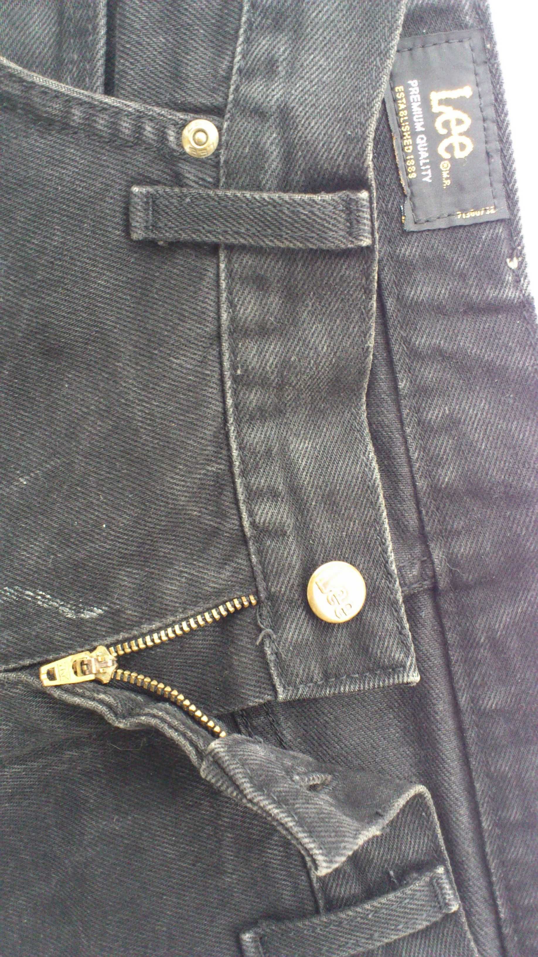 Джинсы LEE Brooklyn,чёрные,плотные Мальта.W36L32,нашW47\L106соттоn100%