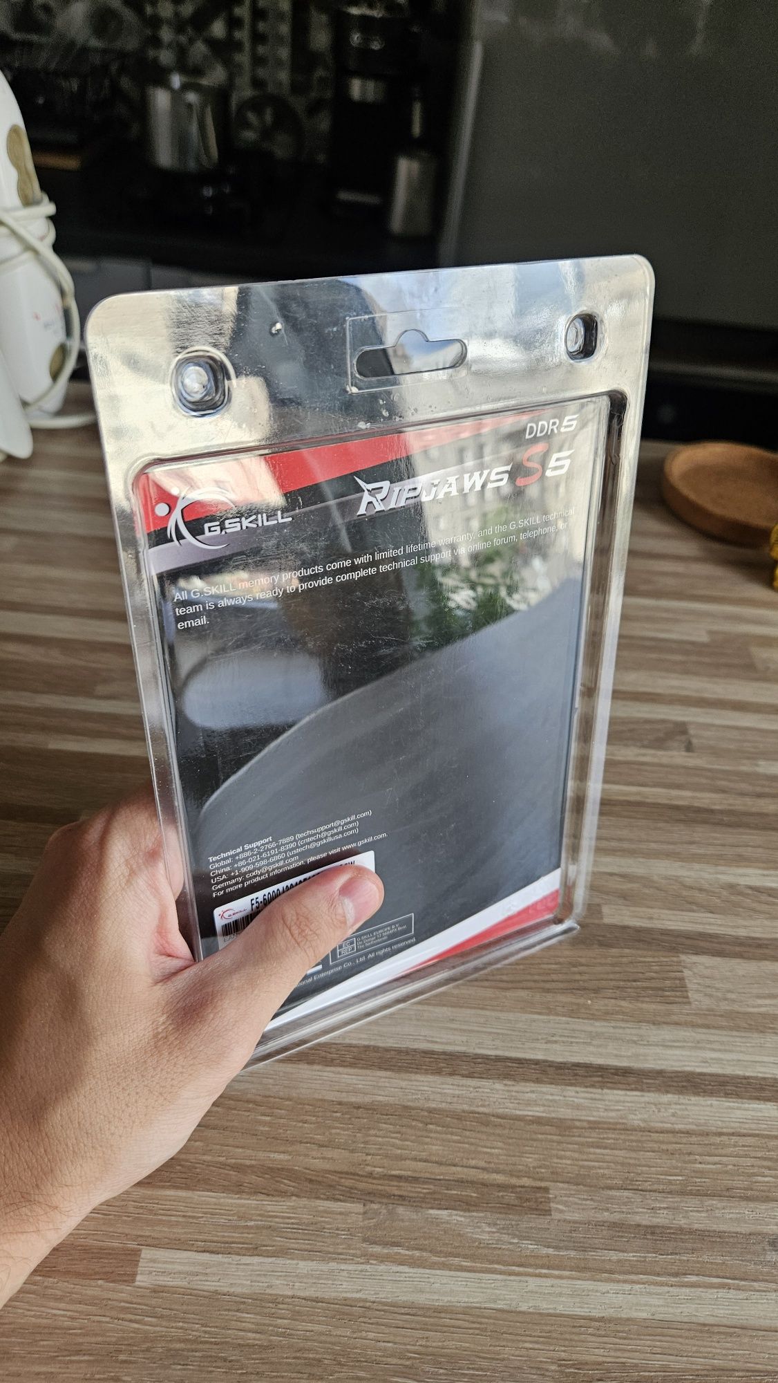 Pamięć RAM G.SKILL Ripjaws S5 32GB 6000MHz biała ddr5